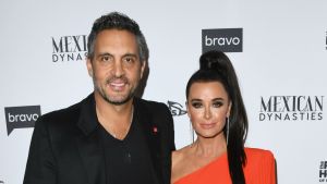 Mauricio Umansky and Kyle Richards attend Bravo's Premiere Party For "The Real Housewives Of Beverly Hills" Season 9 And "Mexican Dynasties"at Gracias Madre on February 12, 2019 in West Hollywood, California