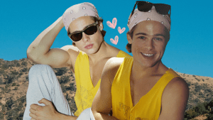 brad pitt adorable photos