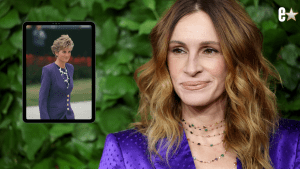 Julia Roberts Stuns in Bold Purple Power Suit